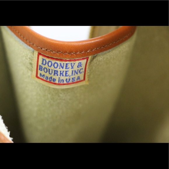 Vintage Dooney & Bourke laptop travel bag tote - Picture 5 of 7